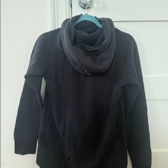 Lululemon Black Hooded Sweatshirt Size 4 Pullover - Picture 2 of 3